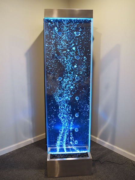 Large Floor Standing Dancing LED Bubble Wall Water Feature 600S 72 ...